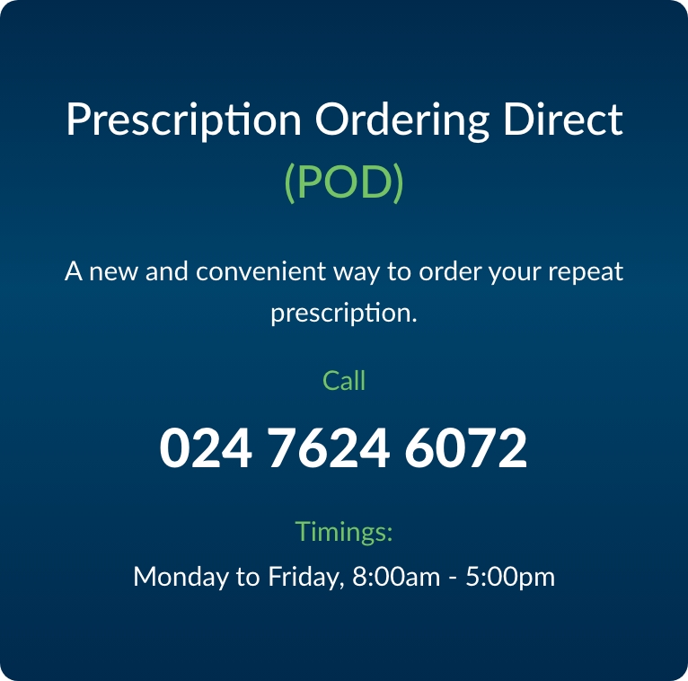 On-line Repeat Prescription Requests